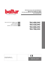 baltur 18140010 Instruction Manual For Installation, Use And Maintenance предпросмотр