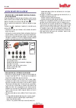Preview for 26 page of baltur 18190010 Instruction Manual For Installation, Use And Maintenance