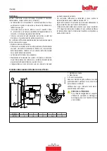 Preview for 22 page of baltur 20080010 Instruction Manual For Installation, Use And Maintenance