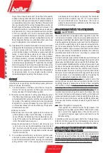 Preview for 38 page of baltur 20405420 Manual Instructions For Use