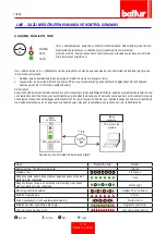 Preview for 38 page of baltur 54700010 Installation, Use And Maintenance Instruction Manual