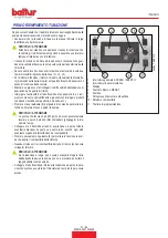 Preview for 23 page of baltur 56570010 Instruction Manual For Installation, Use And Maintenance