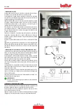 Preview for 30 page of baltur 56570010 Instruction Manual For Installation, Use And Maintenance