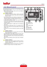 Preview for 77 page of baltur 56570010 Instruction Manual For Installation, Use And Maintenance