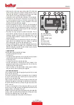 Preview for 83 page of baltur 56570010 Instruction Manual For Installation, Use And Maintenance