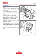 Preview for 89 page of baltur 56570010 Instruction Manual For Installation, Use And Maintenance