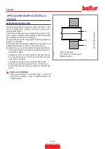 Предварительный просмотр 14 страницы baltur 56760010 Instruction Manual For Installation, Use And Maintenance