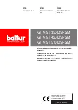 baltur 65805410 User Instruction Manual preview