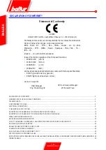 Предварительный просмотр 4 страницы baltur 65805410 User Instruction Manual