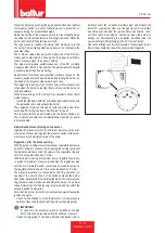 Preview for 47 page of baltur 67480010 Installation, Use And Maintenance Instruction Manual