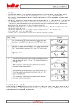 Preview for 53 page of baltur ACS 355 Startup Manual