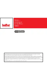 Preview for 58 page of baltur ACS 355 Startup Manual