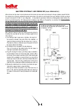 Preview for 9 page of baltur BGN 100 DSPGN Instructions Manual