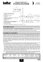 Предварительный просмотр 14 страницы baltur BGN 100 P Instruction Manual