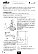 Предварительный просмотр 27 страницы baltur BGN 100 P Instruction Manual