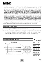 Preview for 44 page of baltur BGN 100 P Instruction Manual