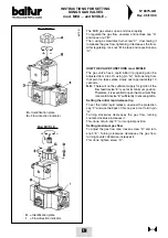 Предварительный просмотр 52 страницы baltur BGN 100 P Instruction Manual