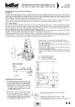 Предварительный просмотр 54 страницы baltur BGN 100 P Instruction Manual