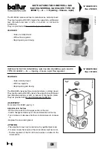 Предварительный просмотр 55 страницы baltur BGN 100 P Instruction Manual