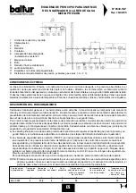 Предварительный просмотр 68 страницы baltur BGN 100 P Instruction Manual