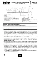 Предварительный просмотр 69 страницы baltur BGN 100 P Instruction Manual