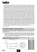 Предварительный просмотр 71 страницы baltur BGN 100 P Instruction Manual