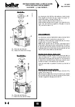 Предварительный просмотр 79 страницы baltur BGN 100 P Instruction Manual