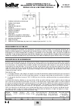 Предварительный просмотр 95 страницы baltur BGN 100 P Instruction Manual