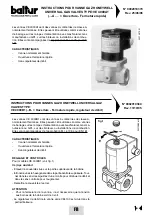 Предварительный просмотр 110 страницы baltur BGN 100 P Instruction Manual