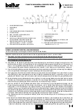 Предварительный просмотр 124 страницы baltur BGN 100 P Instruction Manual