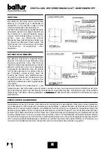 Предварительный просмотр 127 страницы baltur BGN 100 P Instruction Manual