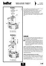 Предварительный просмотр 134 страницы baltur BGN 100 P Instruction Manual