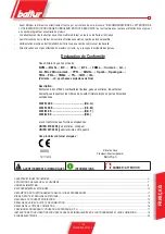 Preview for 27 page of baltur BGN 250 DSPGN ME User Instruction Manual