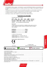 Предварительный просмотр 51 страницы baltur BGN 250 DSPGN ME User Instruction Manual