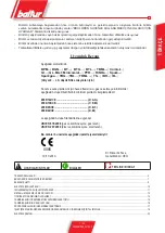 Preview for 75 page of baltur BGN 250 DSPGN ME User Instruction Manual