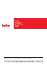 Preview for 60 page of baltur BGN 250 P Use & Instruction Manual