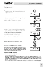 Preview for 23 page of baltur BGN 60 LX Startup Manual