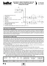 Preview for 41 page of baltur BGN 60 P Instruction Manual