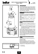 Preview for 133 page of baltur BGN 60 P Instruction Manual