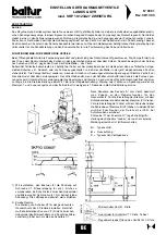 Preview for 136 page of baltur BGN 60 P Instruction Manual