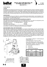 Preview for 137 page of baltur BGN 60 P Instruction Manual