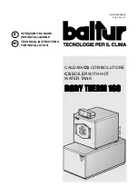 Preview for 1 page of baltur BODY THERM 160 Technical Instructions For Installation