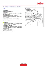 Preview for 64 page of baltur BPM 10 Instruction Manual For Installation, Use And Maintenance