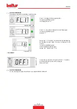 Предварительный просмотр 25 страницы baltur BPM 90 E 50kW Instruction Manual For Installation, Use And Maintenance