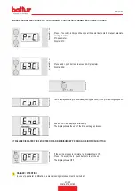 Preview for 33 page of baltur BPM 90 E 50kW Instruction Manual For Installation, Use And Maintenance