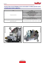 Preview for 42 page of baltur BPM 90 E 50kW Instruction Manual For Installation, Use And Maintenance