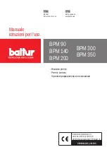 baltur BPM 90 Original Instructions Manual preview