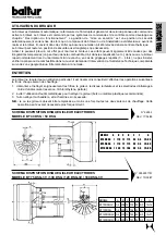 Preview for 70 page of baltur BT 100 DSG Instruction