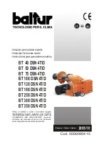 baltur BT 100 DSN-4T Instruction preview