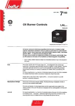 Предварительный просмотр 20 страницы baltur BT 100 DSPG Maintenance, Use And Installation Manual